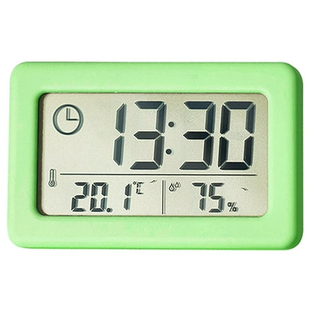 Atomic Clock with Outdoor and Indoor Temperature - Self-Setting Alarm Day Digital Clock Large Dispaly, Operated Wall Clocks or Desk Clocks for Bedroom,Livingroom,Office,