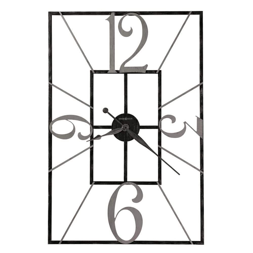 Howard Miller Antoine Black Wall Clock