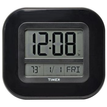 Timex 75322T Atomic Clock with Date, Day of Week and Indoor Temperature