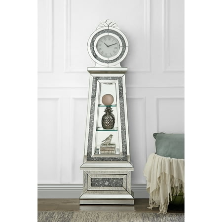 ACME Noralie Grandfather Clock - 82.0 - Sparkling Elegance