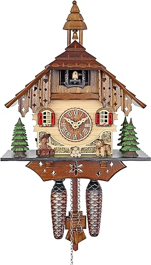 Adolf Herr HerrZeit Quartz Cuckoo Clock - The Black Forest Farm House AH 27 QM