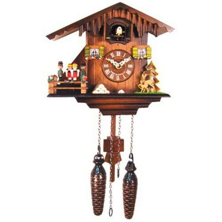 Alexander Taron 8.75 Engstler Battery-Operated Full Size Cuckoo Wall Clock