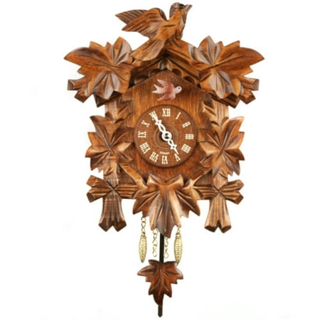 Alexander Taron Engstler Clock Mini Size Carved with Flowers