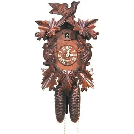 Alexander Taron Engstler Cuckoo Clock Carved with 8-Day weight driven movement