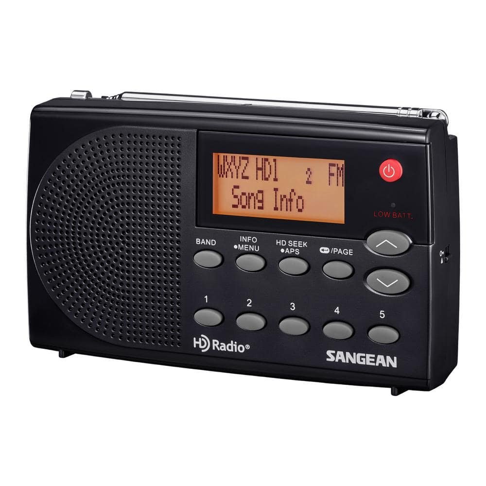 AM/FM HD Stereo Portable Pocket Radio