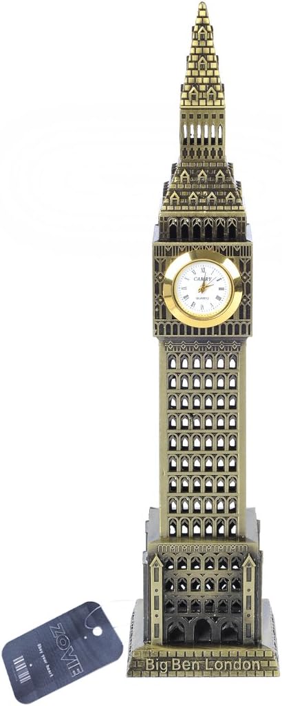 Big Ben Statue London Landmarks Glorious Home Decoration Make of Pure Copper (Real Clock Big Ben Bronze)