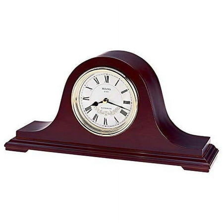 Bulova B1929 Annette II Chiming Clock, Mahogany