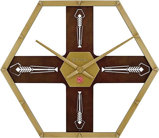 Bulova Frank Lloyd Wright Wall Clock