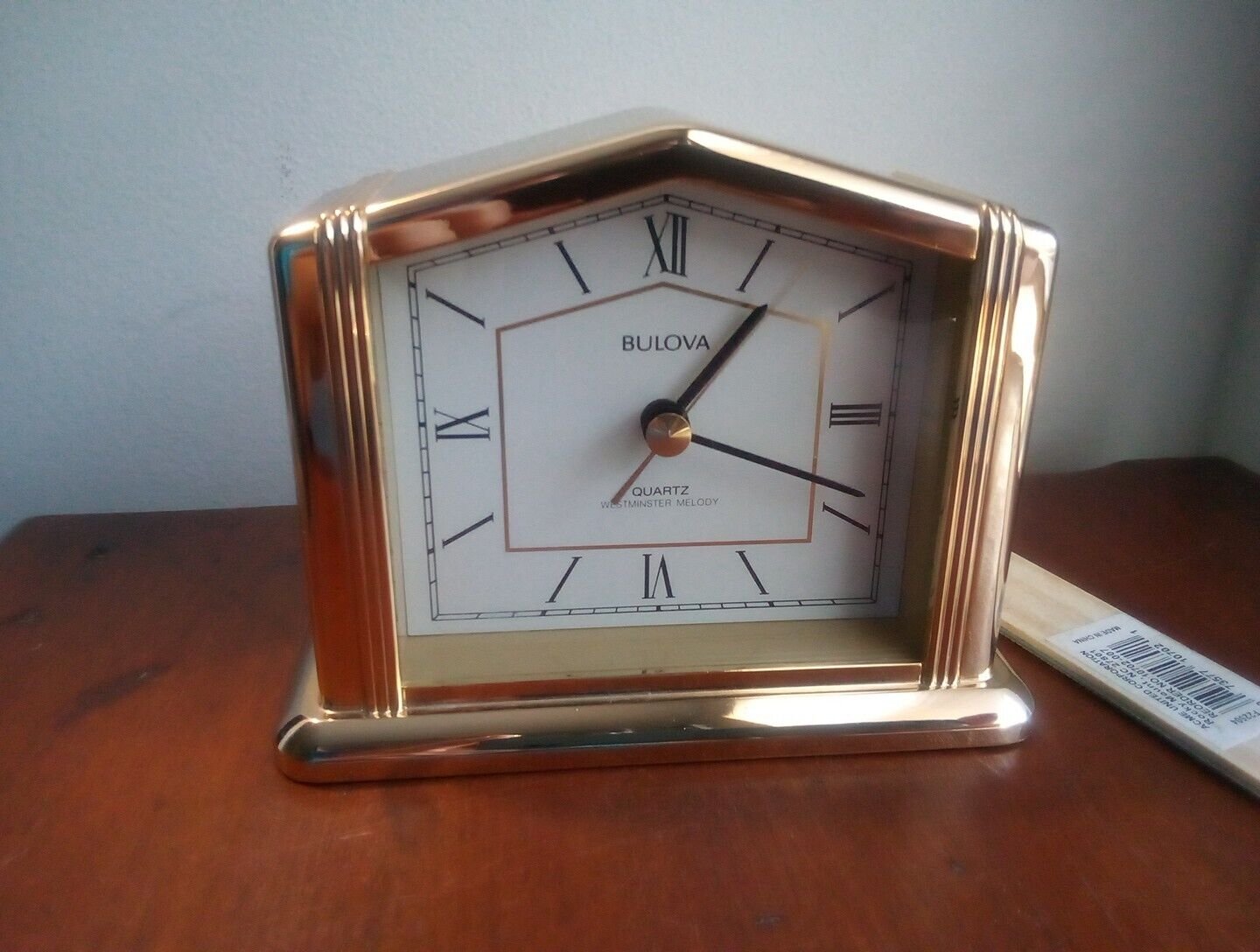 Bulova Westminster Melody ( Rhythm Movement) Mantle Clock Excellent