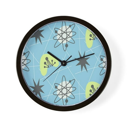 CafePress - Atomic Age, Mid Century Design - Unique Decorative 10 Wall Clock