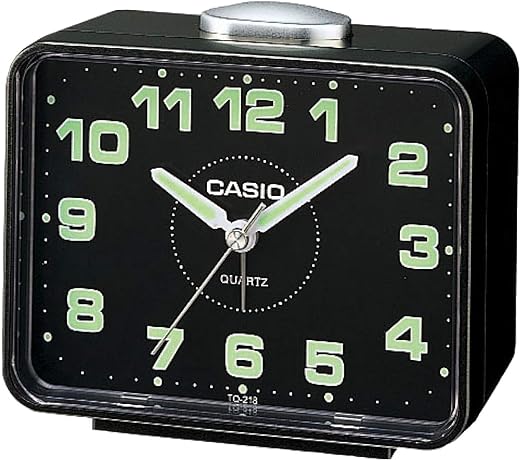 Casio #TQ218-1 Table Top Travel Alarm Clock