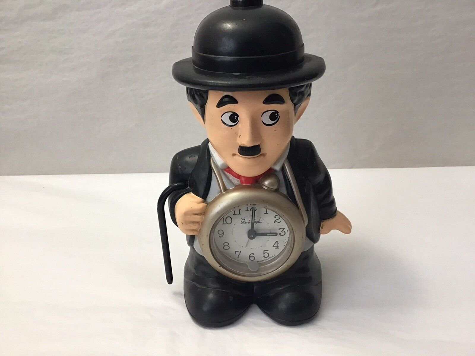 Charlie Chaplin Rhythm Speak-Up Bubble Alarm Clock Japan Nonfunctional (S13)
