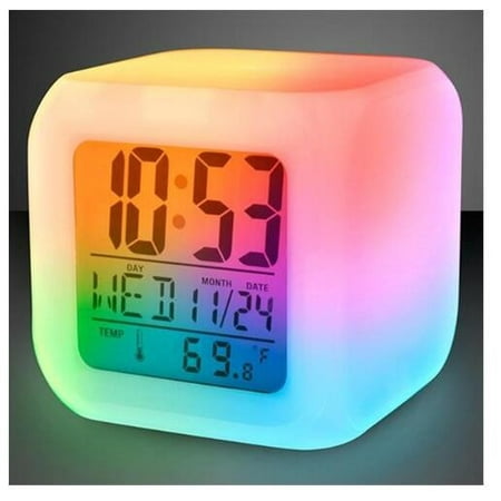 Gadget Of 7 LED Colors Changing Digital Alarm Clock Table Clock Alarm Clock