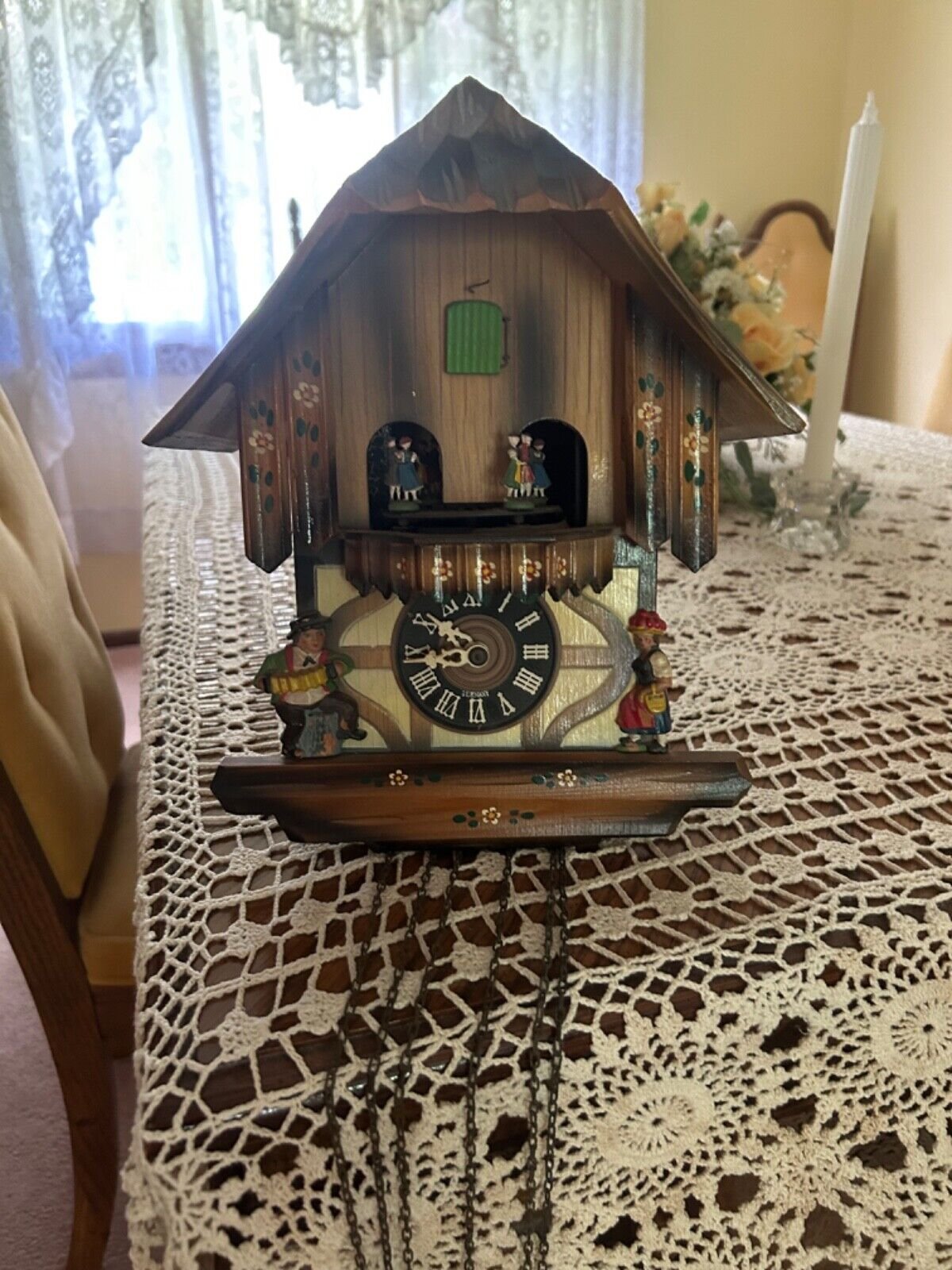 german cuckoo clock. Vintage antique that may need to be refurbished.