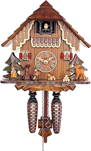 HerrZeit by Adolf Herr Quartz Cuckoo Clock - The House in The Black Forest AH 19 QM