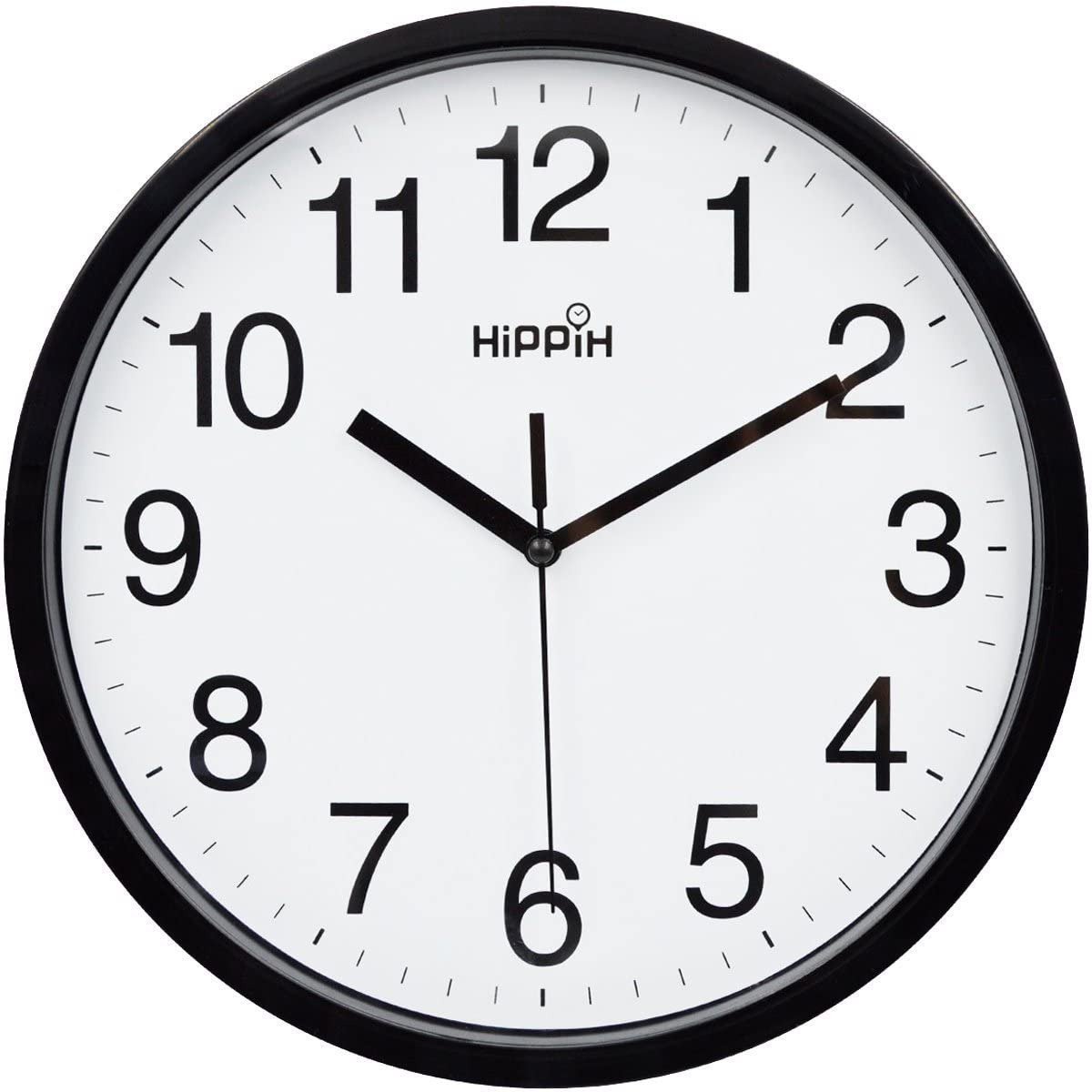 Large Wall Clock Silent Indoor Outdoor Battery Powered Analog Office Home School