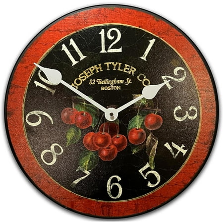 Large Wall Clock | Ultra Quiet Quartz Mechanism | Hand Made In Beautiful Crisp Lasting Color | Comes In 8 Sizes | 48-Inch