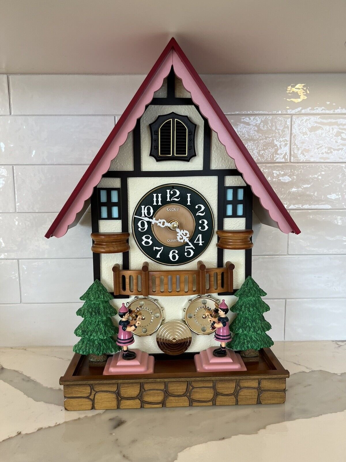 New Haven Alpine Cuckoo Clock Plays Different Song Every Hour Kids Room Clock