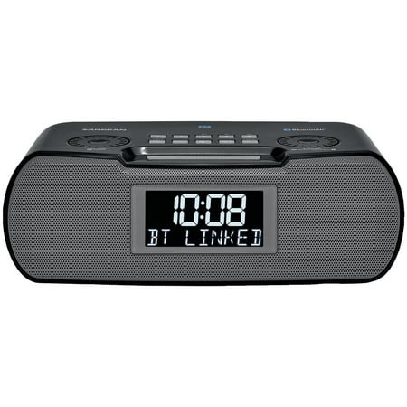 Sangean RCR-20 Digital AM/FM-RDS/Bluetooth Clock Radio with USB Charger