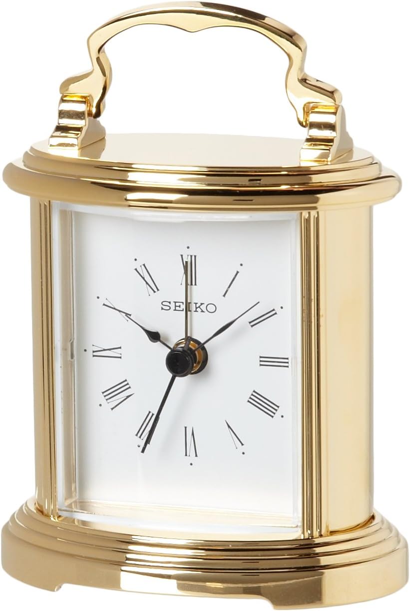 SEIKO Peyton Desk Clock, Gold