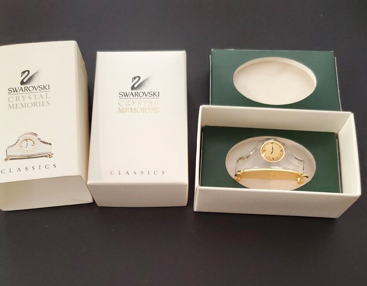 Swarovski Crystal Memories Mantel Clock~200076