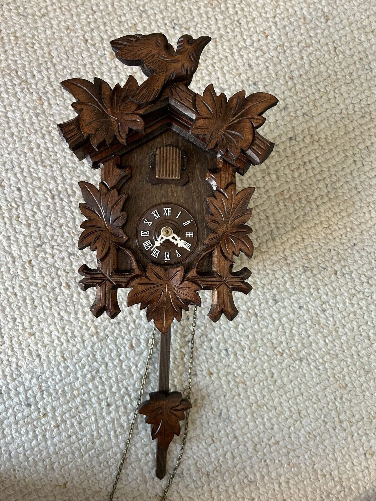 VINTAGE CLOCK German Black Forest Cuckoo Clock