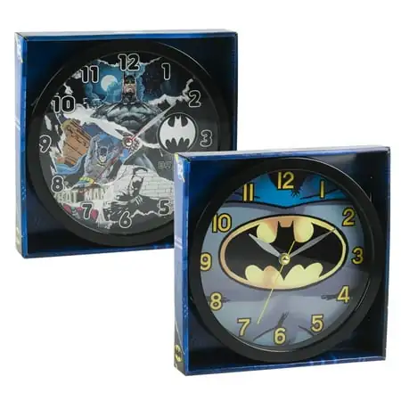 1 PC Batman Wall Clock- 10- STYLE MAY VARY