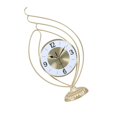 1pc Creative Table Clock Fashion Household Desktop Clock Living Room Decor