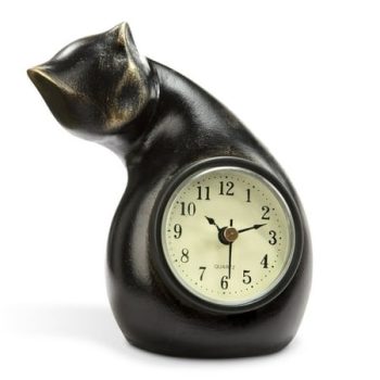 Art Deco Cat Clock