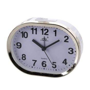 Creative Square Alarm Clock, Silent Alarm Clock, Student Circular Bedside Clock Alarm Clock