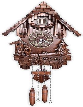 Kendal Cuckoo Clock Vintage Wall Clock Handcrafted Wood Cuckoo Clock Black Forest House Home Decor MX207C