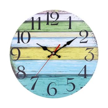 Miyuadkai Alarm Clock Clearance Items Antique Vintage Retro Decor Kitchen Wooden Rustic Wall Home Shabby Clock Room Decoration Hangs Home Decor Promo