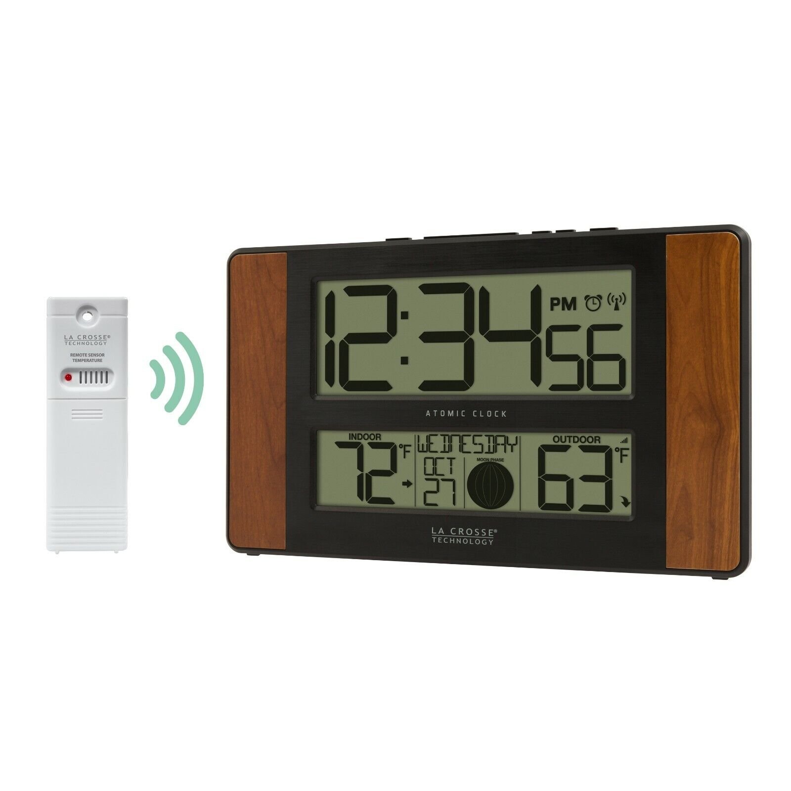 513-1417CH La Crosse Technology Atomic Digital Wall Clock TX141-BV2 - Open Box