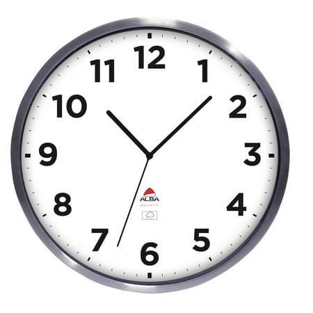 Alba - Horextra Large Outdoor Clock - Silver