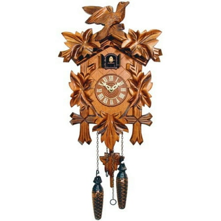 Alexander Taron 13.5 Engstler Battery-Operated Full Size Cuckoo Wall Clock