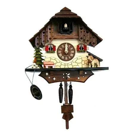 Alexander Taron Engstler Battery-operated Cuckoo Clock - Full Size - Black Forest