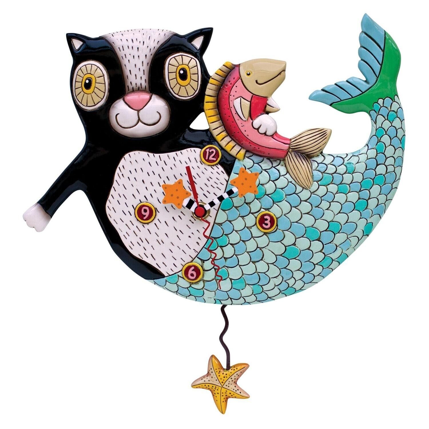Allen Design Studio Wall Clock: Mercat Item# P1552