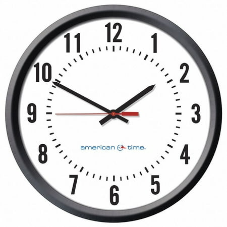 American Time Wall Clock,Analog,Electric U55BAAA532