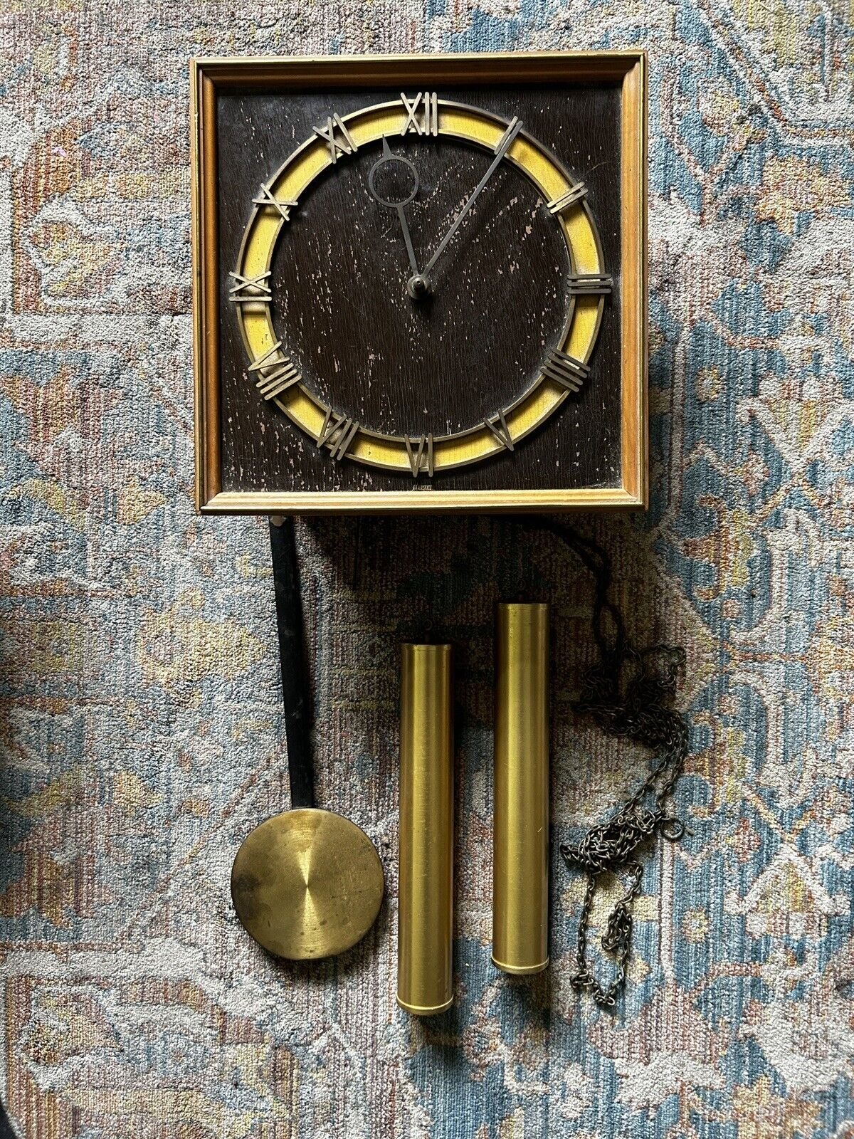 Antique German Hanging Wall Clock - VERY RARE