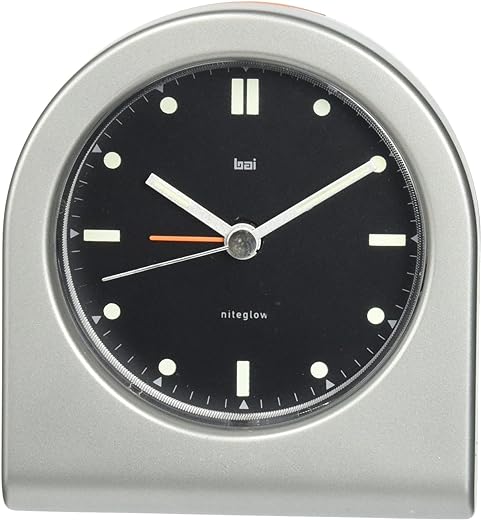 BAI Designer Alarm Clock, Timemaster Black