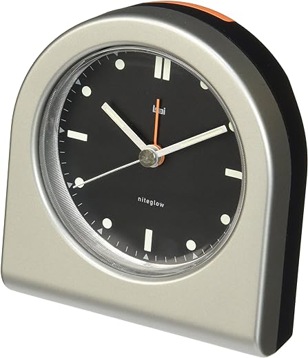 BAI Designer Pick-Me-Up Alarm Clock, Timemaster Black