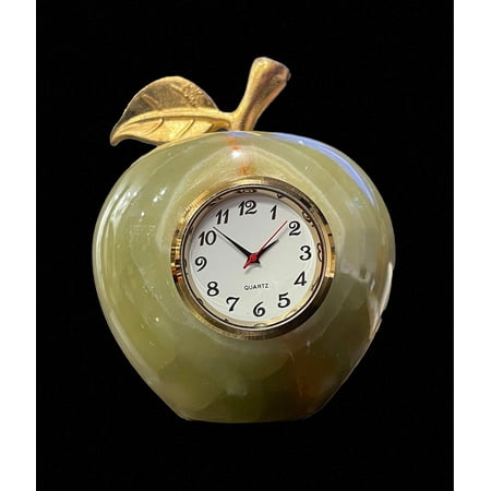 Banded Onyx Apple Clock