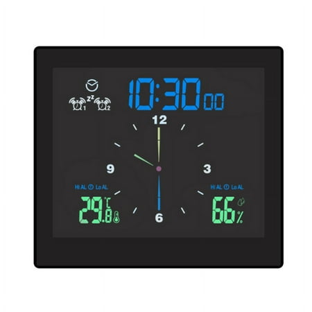 Bathroom Waterproof Wall Clock Shower Clocks Timer Digital Electronic Wall Clock Kitchen Washroom Time Black