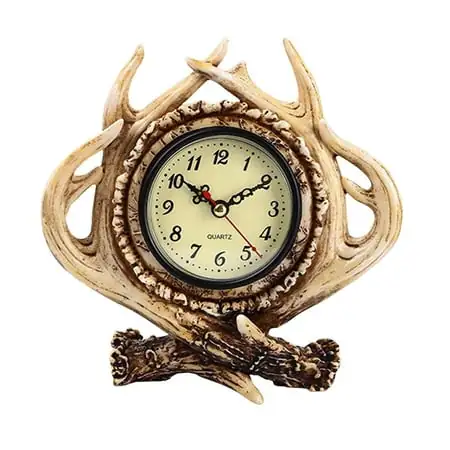 Battery Operated Vintage Design Decorative Bedside Table Desk Clock