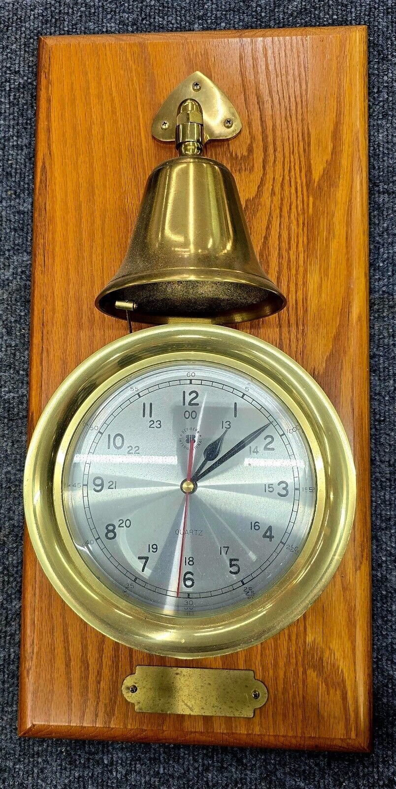 Bey Berk International Ships Wall Clock With Bell