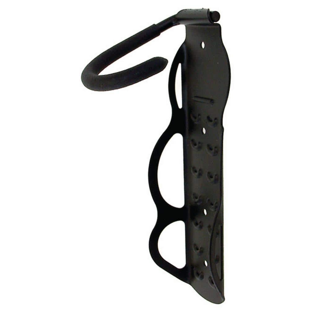 Black 1-Bike Wall Mounted Garage Bike Rack