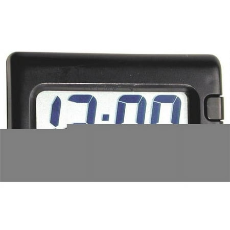 Black Jumbo Time Quartz Travel Clock