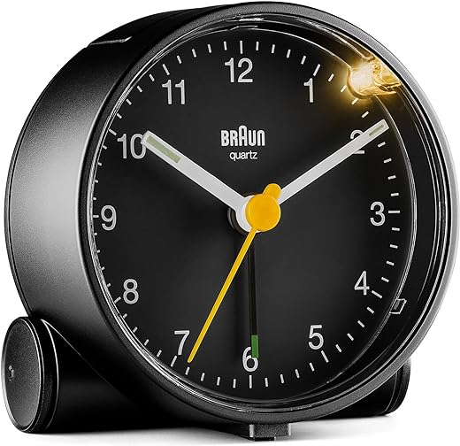 Braun Classic Analogue Alarm Clock - BC01B