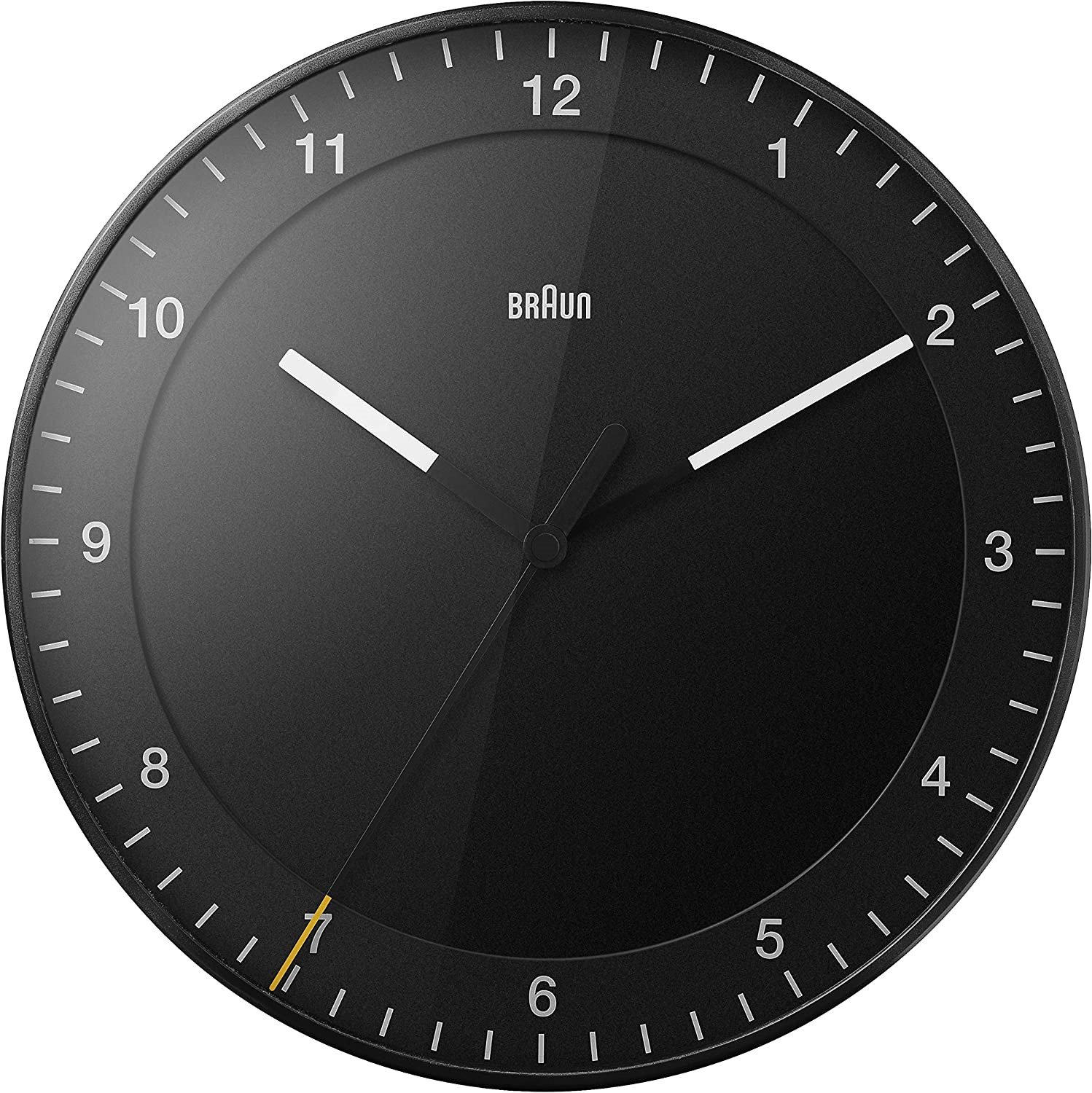 Braun Classic Large Analogue Wall Clock with Silent Sweep Movement BC17B