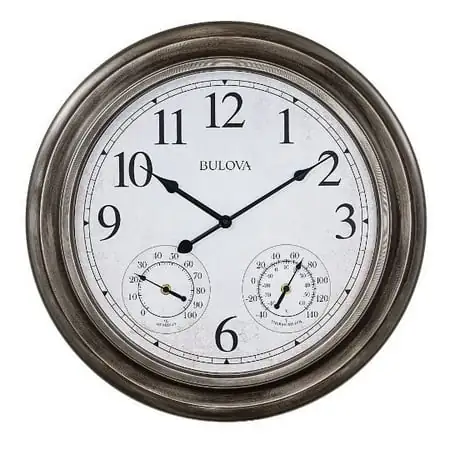 Bulova Model C4125 Block Island Indoor/outdoor convenience.